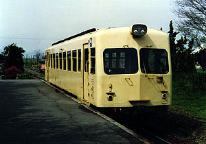 The train at Menuma station